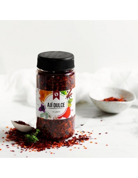 ají dulce sin gluten - escamas de pimentón - hojilla - ñora triturada