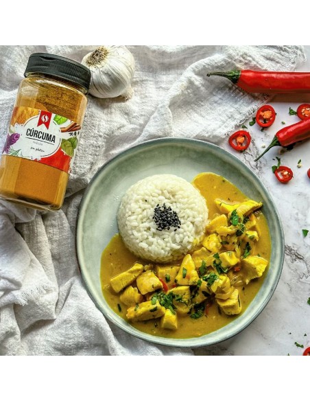 receta de pollo con cúrcuma