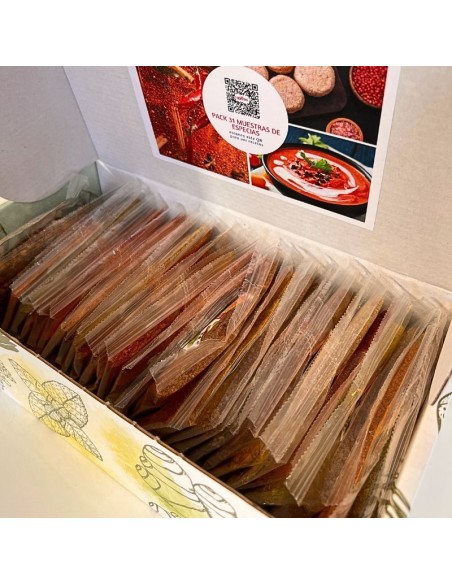 caja de especias con 31 muestras - regalo original