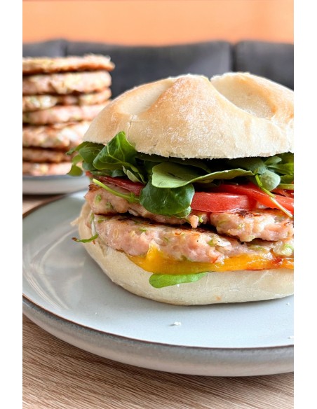receta libro cocina con especias: el calabacín - hamburguesa de calabacín y pollo