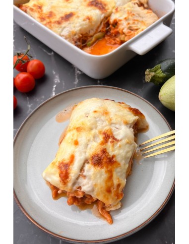 receta libro cocina con especias: el calabacín - lasaña de calabacín