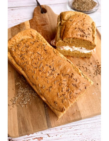 receta libro cocina con especias: el calabacín - pan de calabacín con alcaravea