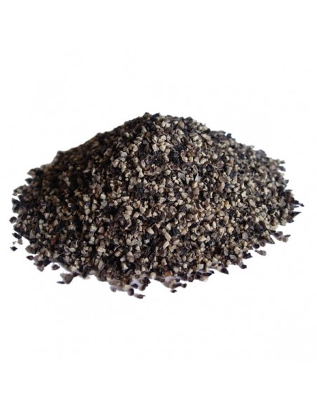 Pimienta negra, machacada