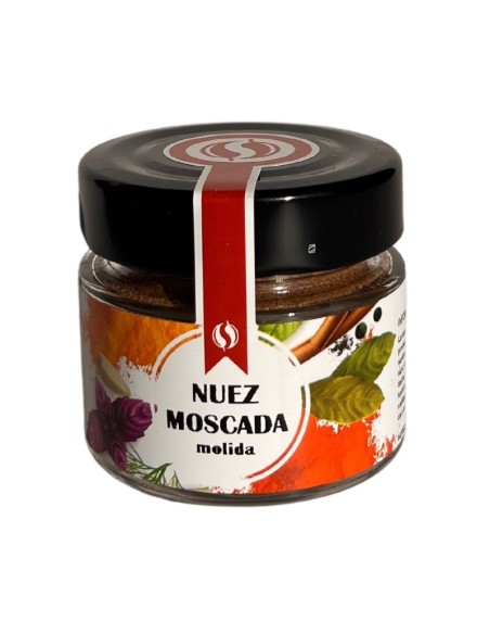 nuez moscada molida bote de cristal