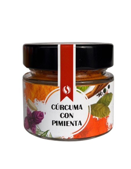 curcuma del 4% con pimienta negra - bote 45g - todoespecias
