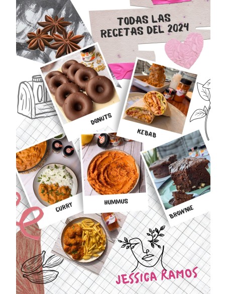 Todas las recetas del 2024 por Jessica Ramos