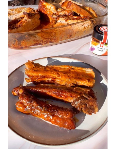 costillas pulled pork