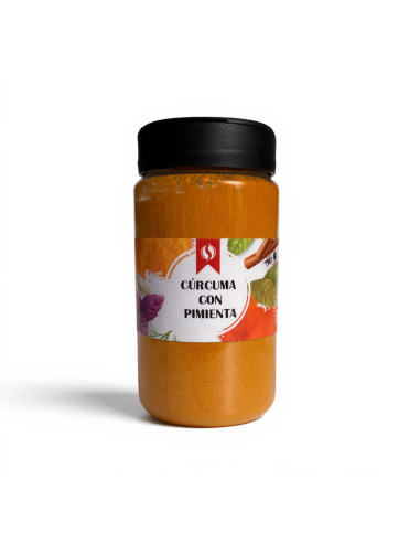 curcuma con pimienta negra - bote 170g tdodoespecias