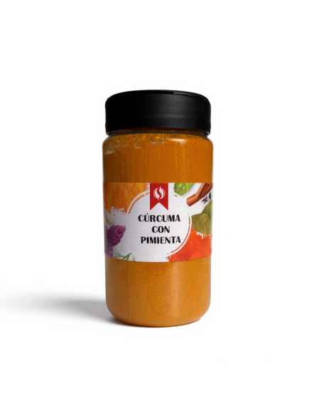curcuma con pimienta negra - bote 170g tdodoespecias