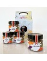 Pack especias para la repostería - Botes de Cristal - Incluye caja decorada de regalo