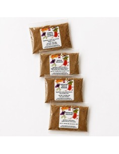 pack 4 muestras de especias para la repostería en bolsas de muestra de 20g 2