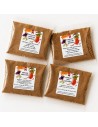 pack 4 muestras de especias para la repostería en bolsas de muestra de 20g